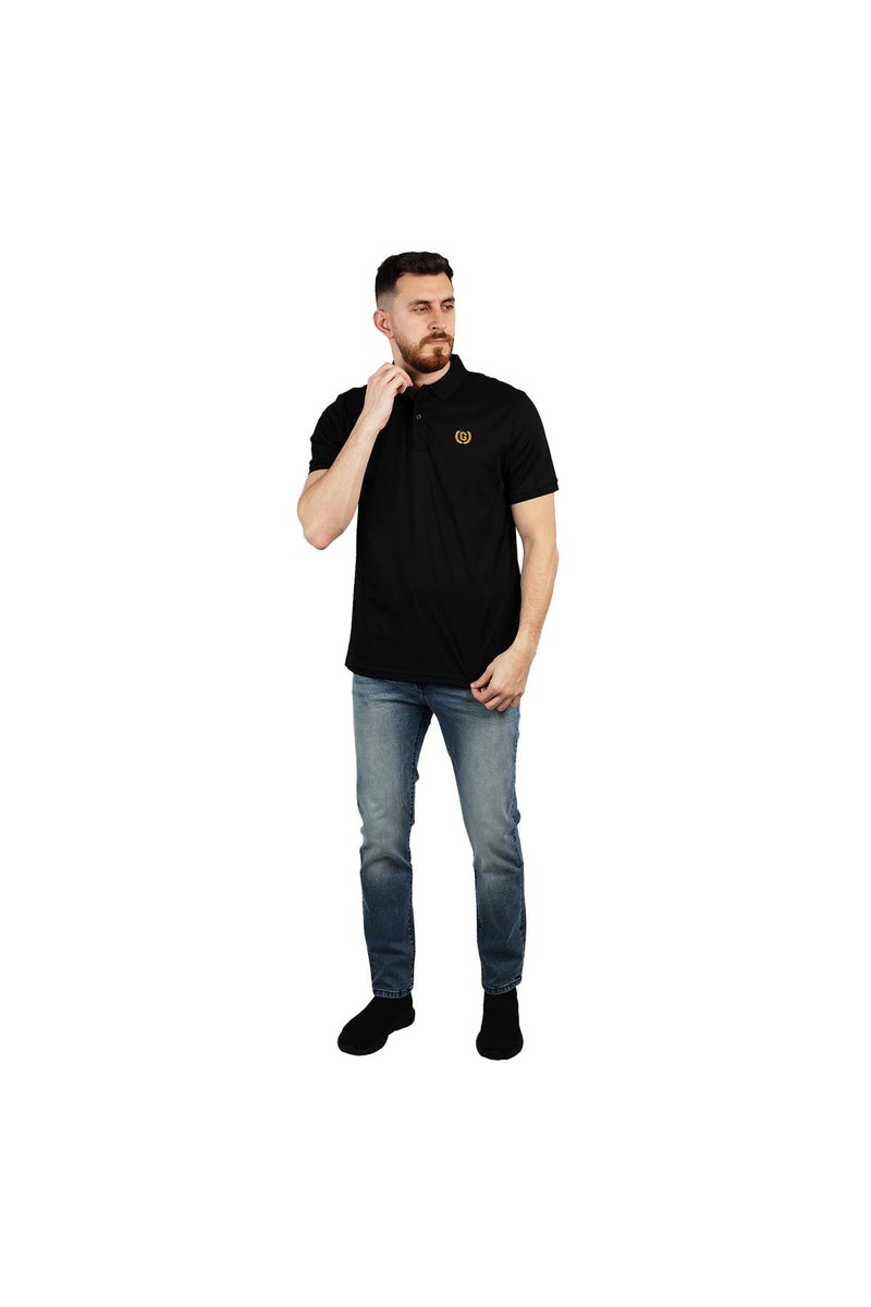 GIORDANO Black Liquid Touch Polo for Men - Image 2